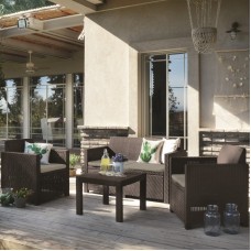 KETER. Set mobilier gradina maro Alabama..